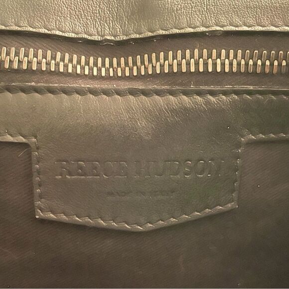 ‎Reece Hudson black leather Siren Backpack